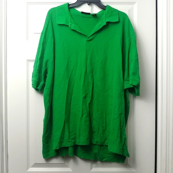 4/$15 🌻 SADDLEBRED Size 3XL Green Mens Polo Shirt - Picture 3 of 7